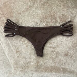 San Lorenzo Bikinis medium Brown Strappy Bikini Bottom